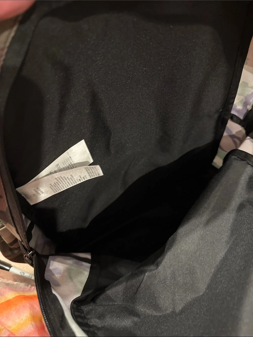 Jordan Camo Backpack with Red Jumpman Watter Bottle Picket and Pencil Bag - Picture 9 of 10